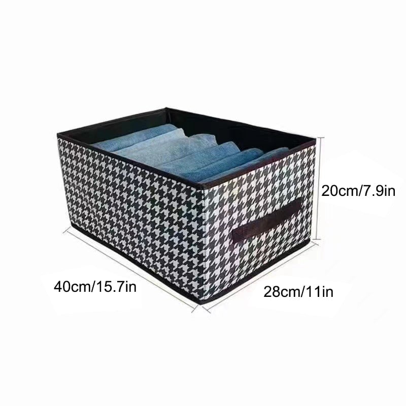 ๐ Foldable Jeans Organizer for Closet โ Save 60% Space & Find Pants in 1 Second! ๐