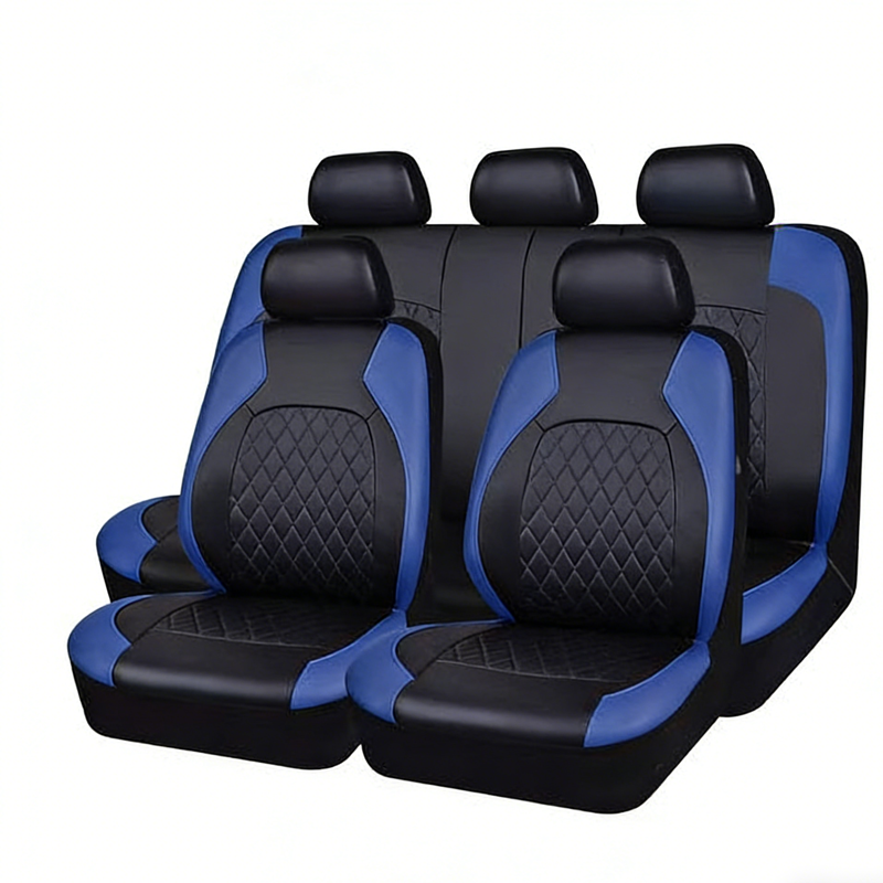 🎁2026 New Arrivals 50% OFF💥9-Piece Quilted Faux Leather Seat Covers – Car Interior Accessory ⏰