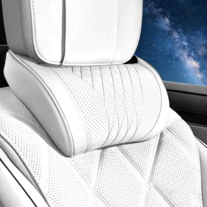 🚗 50% OFF! Universal Memory Foam Car Headrest Neck Pillow ✨ 360° Ergonomic Support, Instant Neck Pain Relief For All Cars & Office Chairs 🌿