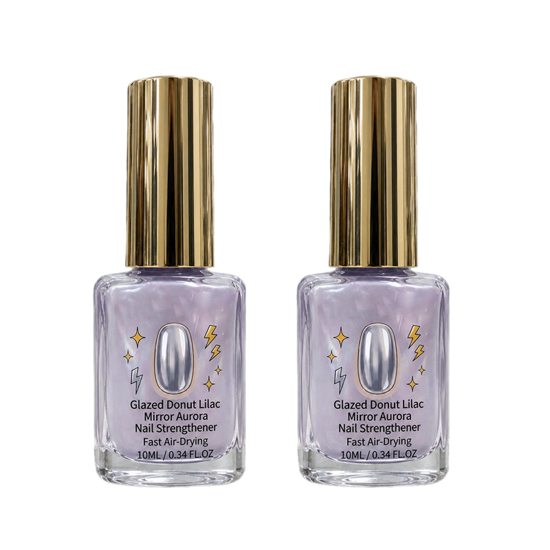 💅 50% OFF |✨ Buy 2 Get 1 Free Lilac Glossy Mirror Nail Strengthener