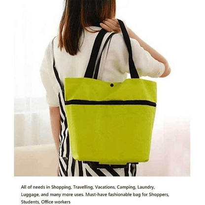 🔥50%  LAST DAY SALE ONLY ￡12.99!!🔥2-in-1 Foldable Shopping Cart🛒