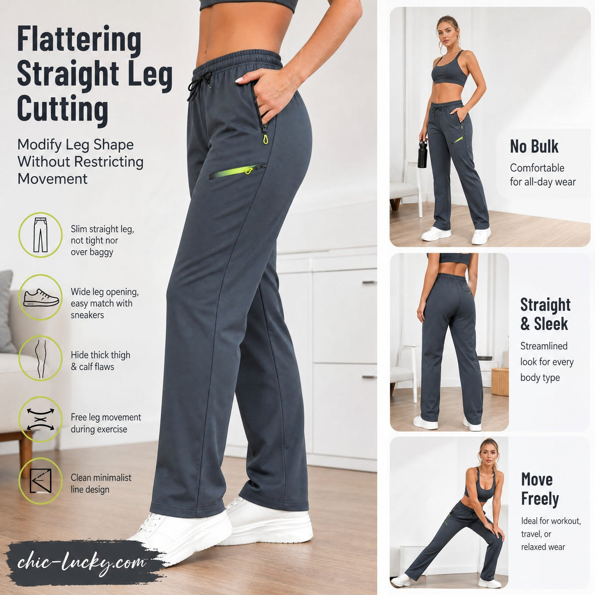 ⏳LIMITED TIME SALE:￡19.99!!🔥Women’s Straight-Leg Cargo Trousers – Elastic Waist, 6-Pocket Casual Pants for Work, Travel & Everyday Wear 👖✨