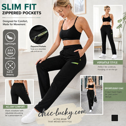 ⏳LIMITED TIME SALE:￡19.99!!🔥Women’s Straight-Leg Cargo Trousers – Elastic Waist, 6-Pocket Casual Pants for Work, Travel & Everyday Wear 👖✨