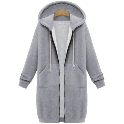 📢📢This Week's Special Price:￡19.99!!🔥✨Women's Casual Zip up Fleece Hoodies Tunic Sweatshirt