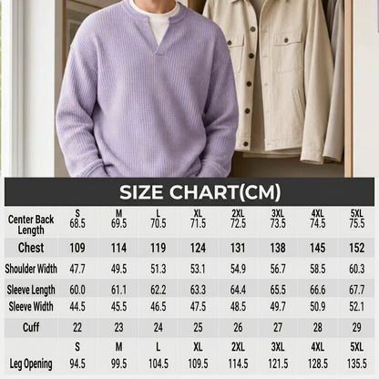🔥 50% OFF | Men's Layered Waffle Long-Sleeve Tee