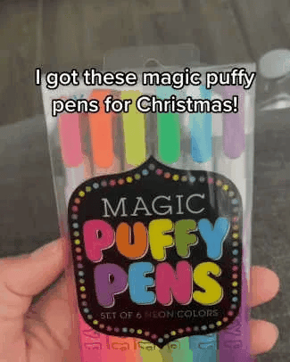 🖍️ Christmas Hot Sale 50% OFF🎁Magic Puffy Bubble Pens, Heat Activated Popcorn Pens DIY 3D Art Marker for Kids Crafts