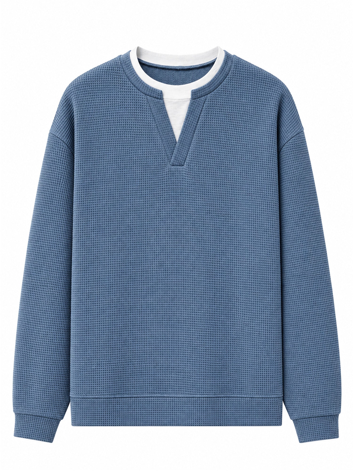 🔥 50% OFF | Men's Layered Waffle Long-Sleeve Tee