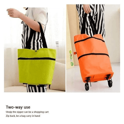 🔥50%  LAST DAY SALE ONLY ￡12.99!!🔥2-in-1 Foldable Shopping Cart🛒