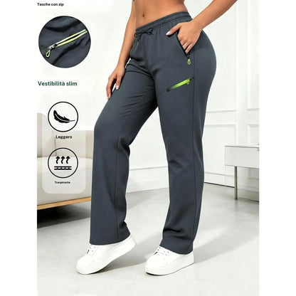 ⏳LIMITED TIME SALE:￡19.99!!🔥Women’s Straight-Leg Cargo Trousers – Elastic Waist, 6-Pocket Casual Pants for Work, Travel & Everyday Wear 👖✨