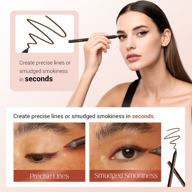💜BUY 1 GET 1 FREE💜24 HR Waterproof Eyeliner Duo Sharpenable Eye Pencil 🇬🇧
