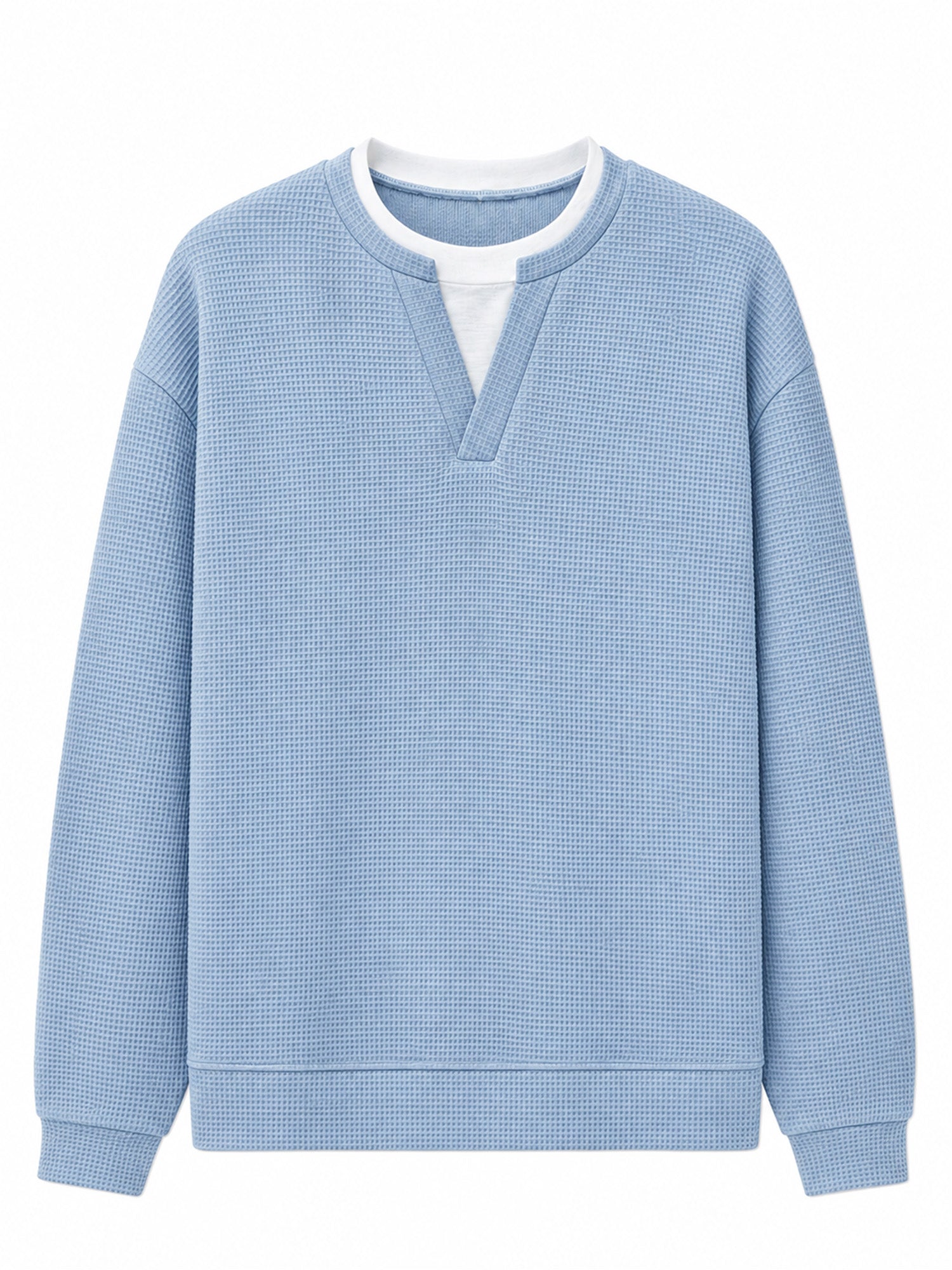 🔥 50% OFF | Men's Layered Waffle Long-Sleeve Tee