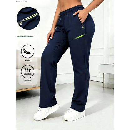 ⏳LIMITED TIME SALE:￡19.99!!🔥Women’s Straight-Leg Cargo Trousers – Elastic Waist, 6-Pocket Casual Pants for Work, Travel & Everyday Wear 👖✨