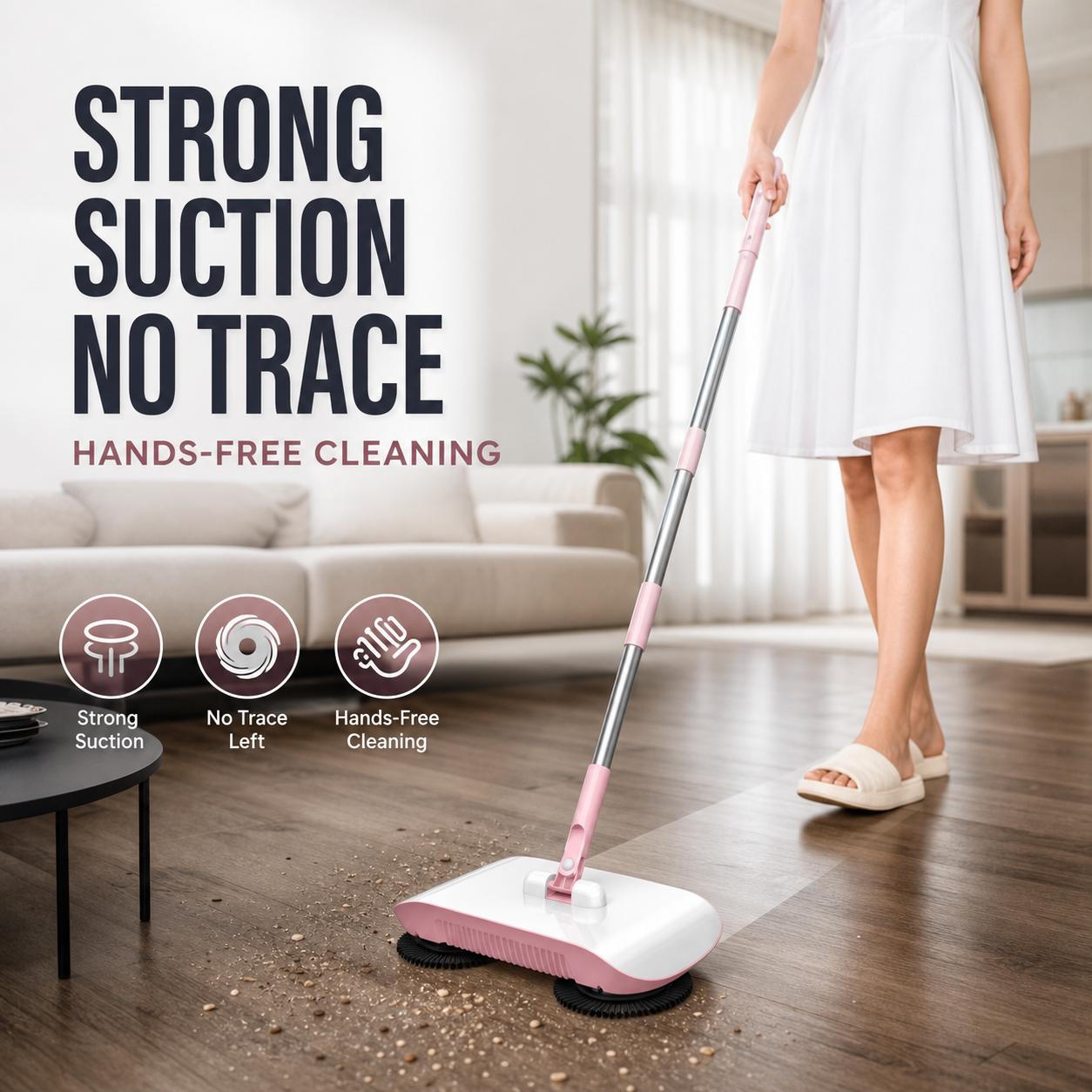 🔥New Hot Selling-50% Off!!🤖🧹SMART ROBOT VACUUM CLEANER MOP & BROOM