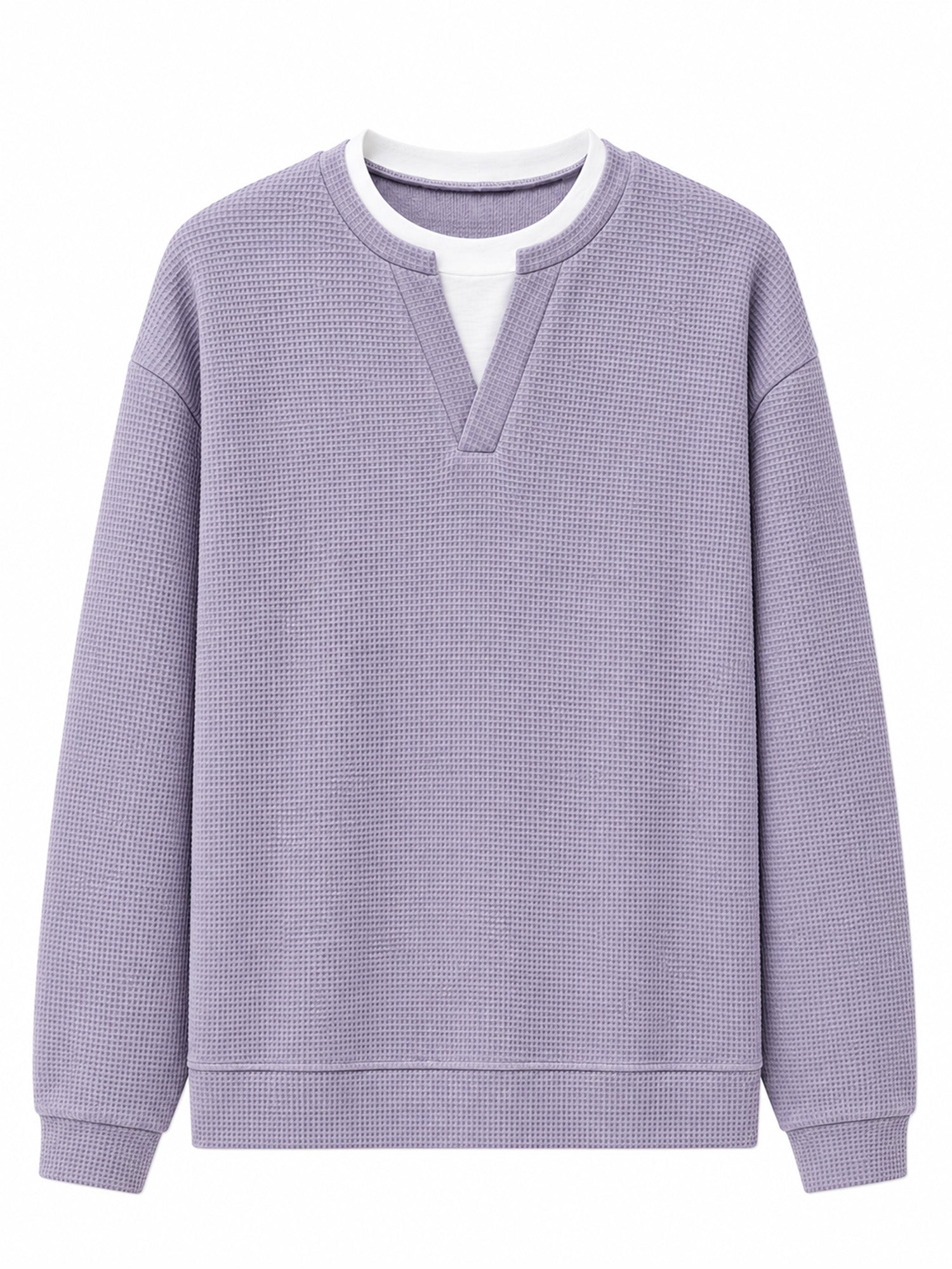 🔥 50% OFF | Men's Layered Waffle Long-Sleeve Tee