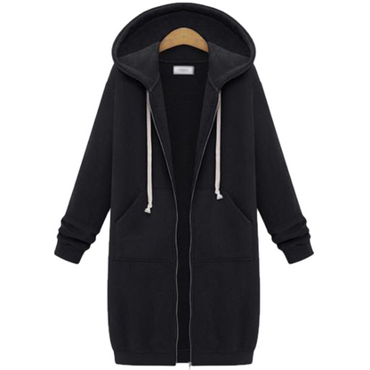 📢📢This Week's Special Price:￡19.99!!🔥✨Women's Casual Zip up Fleece Hoodies Tunic Sweatshirt