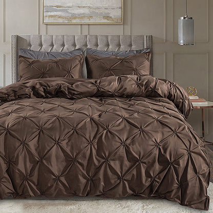 🎁2026 New Arrivals 50% OFF💥Bedsure Soft Pintuck Duvet Set