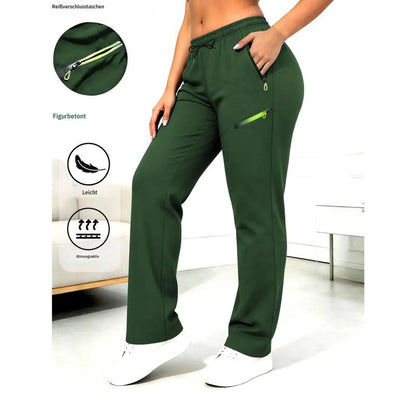 ⏳LIMITED TIME SALE:￡19.99!!🔥Women’s Straight-Leg Cargo Trousers – Elastic Waist, 6-Pocket Casual Pants for Work, Travel & Everyday Wear 👖✨
