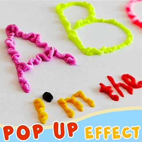 🖍️ Christmas Hot Sale 50% OFF🎁Magic Puffy Bubble Pens, Heat Activated Popcorn Pens DIY 3D Art Marker for Kids Crafts