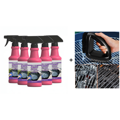 🧽BUY 2 GET 1 FREE! Fast-Acting Heavy-Duty BBQ Grill Degreaser Spray – Powerful Foam Removes Burnt Grease, Smoky Stains & Tough Dirt for Outdoor Barbecue Grills