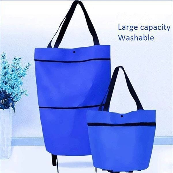 🔥50%  LAST DAY SALE ONLY ￡12.99!!🔥2-in-1 Foldable Shopping Cart🛒