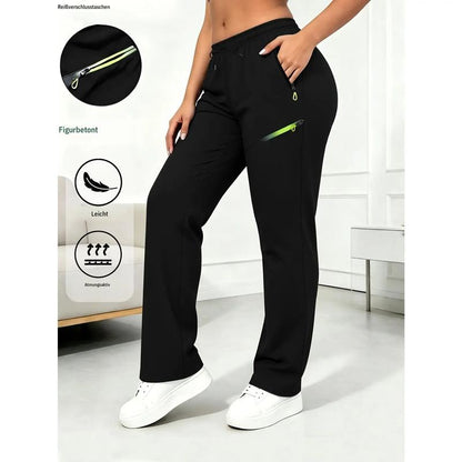 ⏳LIMITED TIME SALE:￡19.99!!🔥Women’s Straight-Leg Cargo Trousers – Elastic Waist, 6-Pocket Casual Pants for Work, Travel & Everyday Wear 👖✨