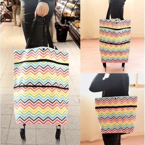 🔥50%  LAST DAY SALE ONLY ￡12.99!!🔥2-in-1 Foldable Shopping Cart🛒