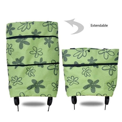 🔥50%  LAST DAY SALE ONLY ￡12.99!!🔥2-in-1 Foldable Shopping Cart🛒