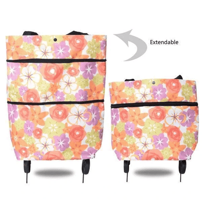 🔥50%  LAST DAY SALE ONLY ￡12.99!!🔥2-in-1 Foldable Shopping Cart🛒