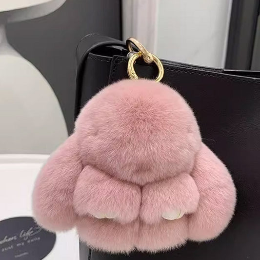 Pendentif Porte-clés en Lapin Peluche