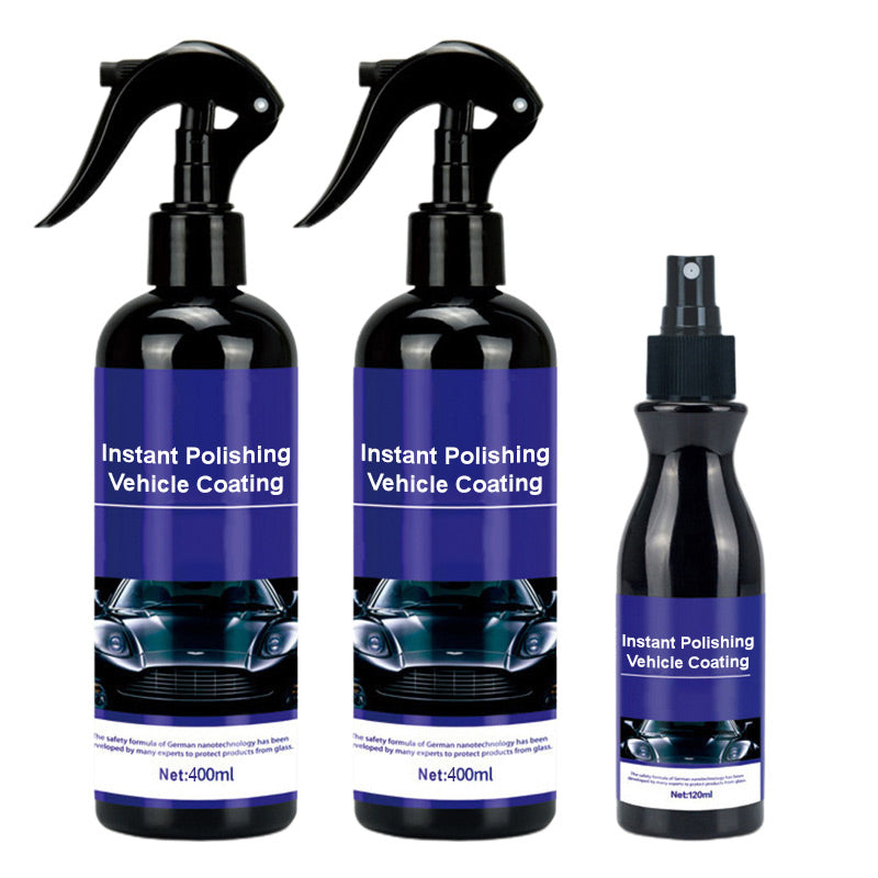 🚗Instant Polishing Vehicle Coating – High-Gloss Finish, Water-Repellent & Scratch-Resistant✨