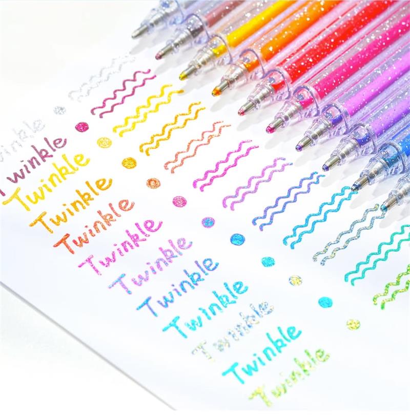 🎨 50% OFF Smooth Glitter Gel Pens 🎁
