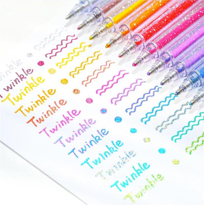 🎨 50% OFF Smooth Glitter Gel Pens 🎁