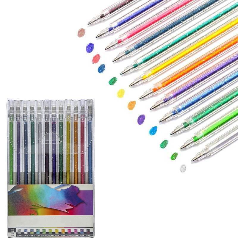 🎨 50% OFF Smooth Glitter Gel Pens 🎁