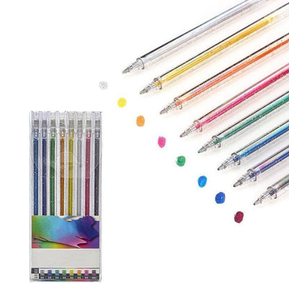 🎨 50% OFF Smooth Glitter Gel Pens 🎁
