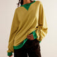 Pull à Blocs de Couleurs pour Femme