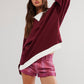 Pull à Blocs de Couleurs pour Femme