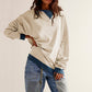 Pull à Blocs de Couleurs pour Femme