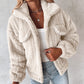 Veste Moelleuse Rayée pour Femmes