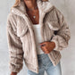 Veste Moelleuse Rayée pour Femmes