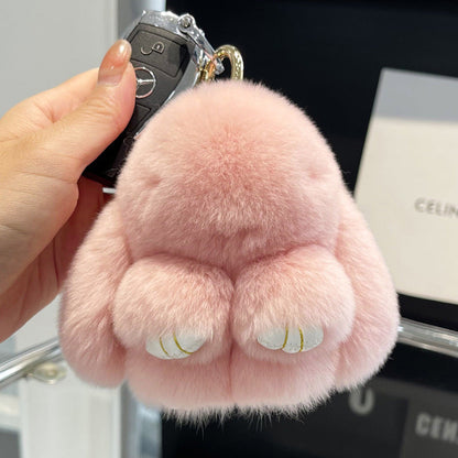 Pendentif Porte-clés en Lapin Peluche