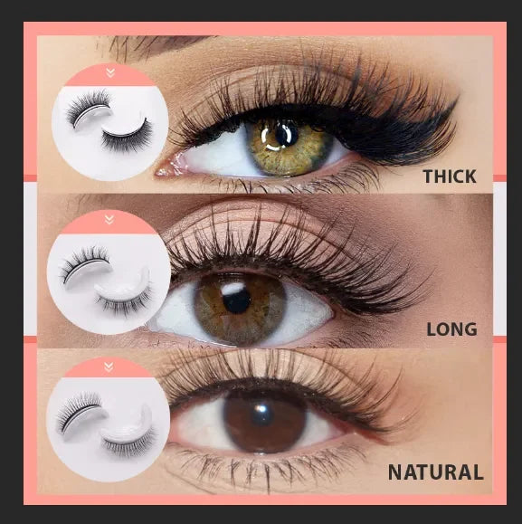 🎁Christmas Sale 50% off🔥Waterproof Self-Adhesive Lashes