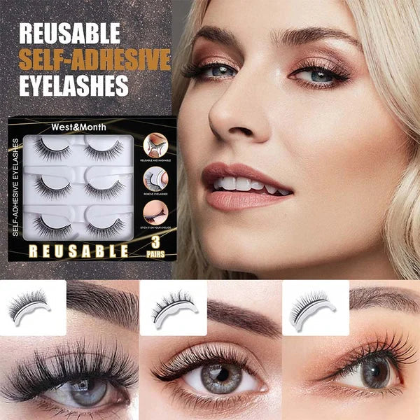 🎁Christmas Sale 50% off🔥Waterproof Self-Adhesive Lashes
