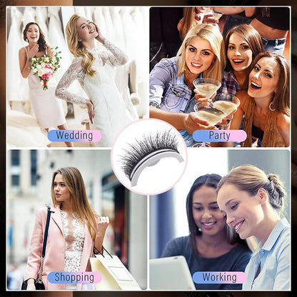 🎁Christmas Sale 50% off🔥Waterproof Self-Adhesive Lashes