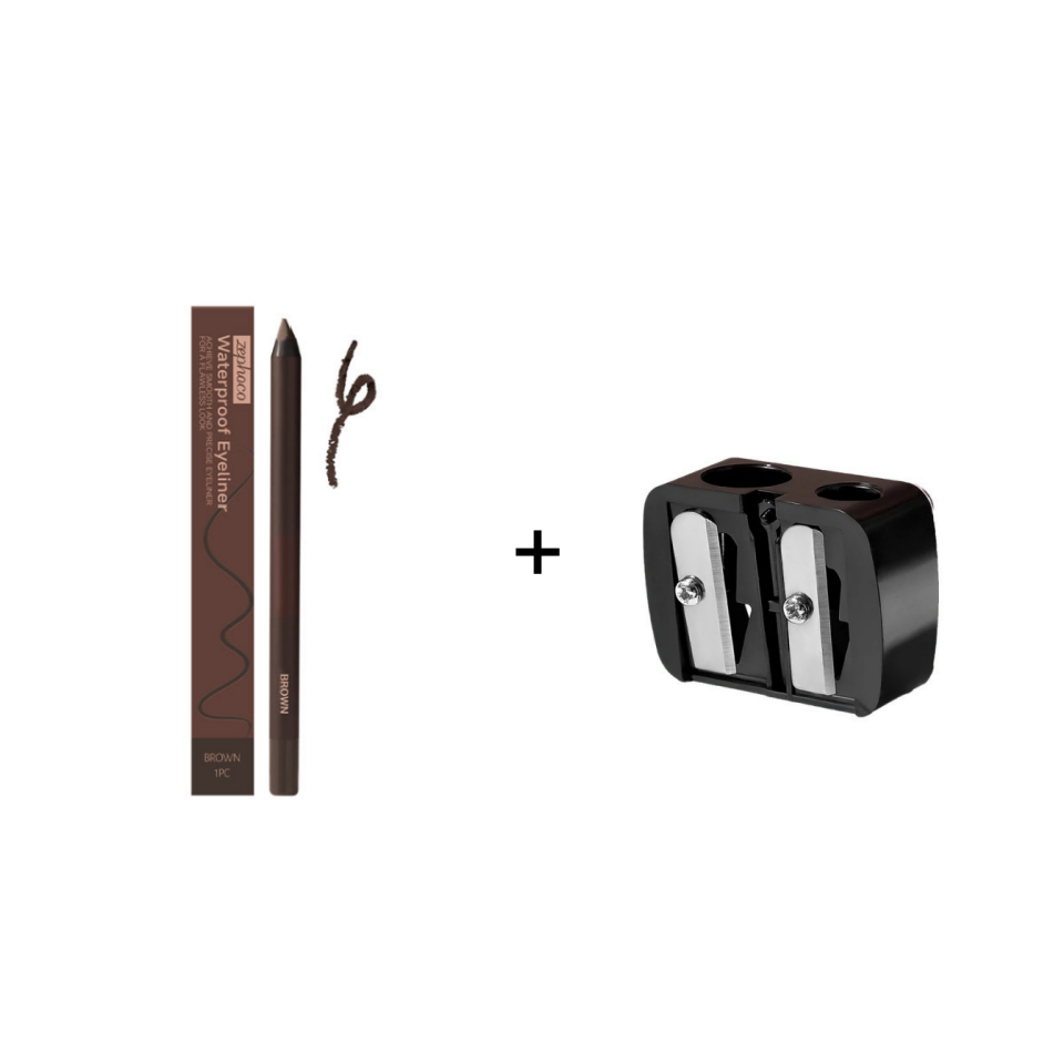 💜BUY 1 GET 1 FREE💜24 HR Waterproof Eyeliner Duo Sharpenable Eye Pencil 🇬🇧