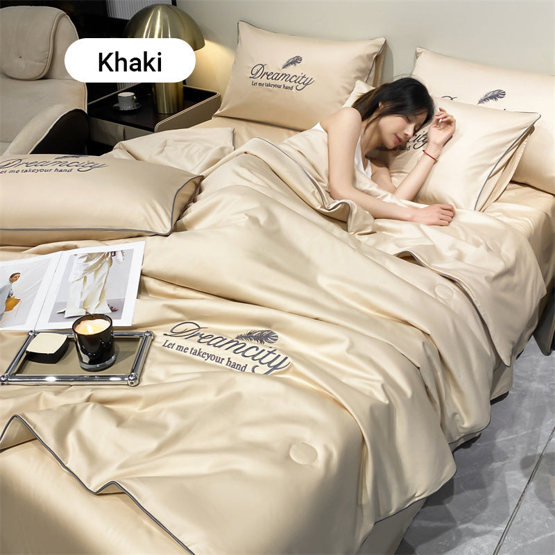 🥳2026 HOT SALE🥳💞50K+ SOLD!🛏️💨 50% OFF! Cooling 4‑Piece Bedding Set – Breathable, moisture‑wicking, machine washable. Stay cool & dry all night – last chance! 🧊✨