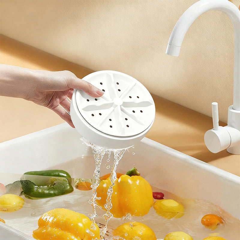 HOT SALE 50% OFF💥Fruit and Vegetable Washing Machine– Removes Pesticides, BPA-Free & Easy-Clean Design 💧