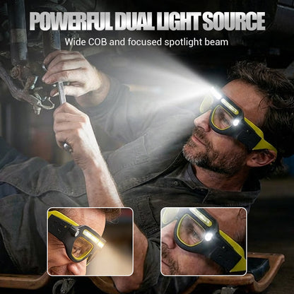 ✨Rechargeable LED Glasses Headlamp
