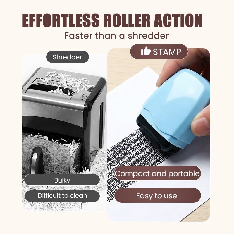 ⏰Buy 1 Get 1 Free!!🎁Privacy Protection Roller Stamp👣