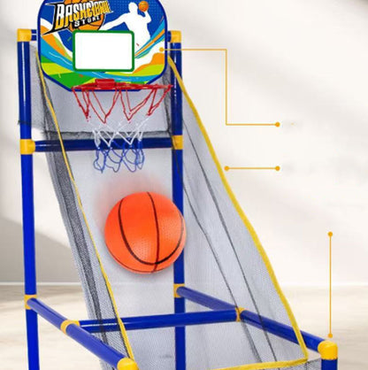 🎉 2026 Sale — Over 56,000 Sold!🏀Kids' Indoor Basketball Arcade – Auto Ball Return, 4 Balls + Pump 🎯