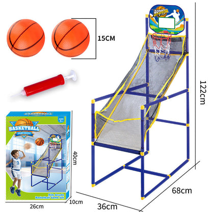 🎉 2026 Sale — Over 56,000 Sold!🏀Kids' Indoor Basketball Arcade – Auto Ball Return, 4 Balls + Pump 🎯